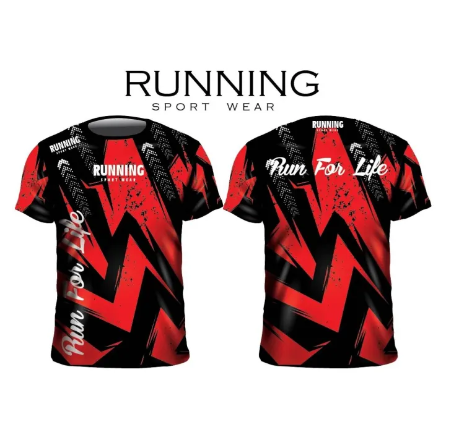 VIC61-เสื้อวิ่งพิมพ์ลาย RUN-02