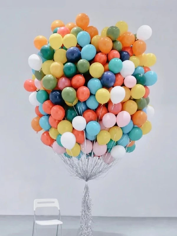 ชุดลูกโป่ง คละสี 200 ชิ้น p-48