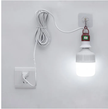 RC86-ขั้วหลอดไฟ สำเร็จพร้อมใช้งาน มีสวิชปิด-เปิดในตัว ใช้หลอดไฟขั้ว E27 ทั่วไป สายยาว5เมตร ขั้วไฟ