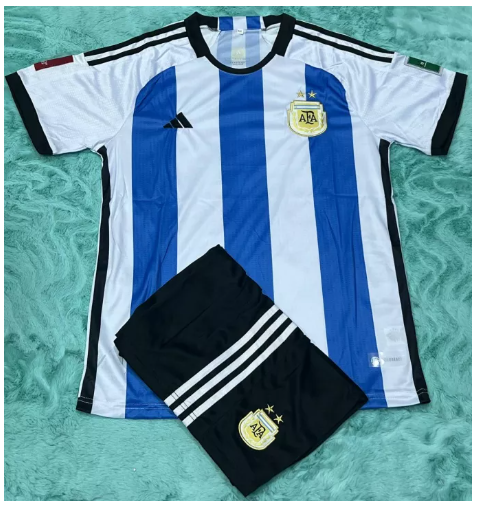 Z38-เสื้อกีฬา ทีมชาติอาร์เจนตินา ปี2022/2023 ชุดฟุตบอล ชุดผู้ใหญ่ (ได้ทั้งชุด เสื้อพร้อมกางเกง) ราคาถูก
