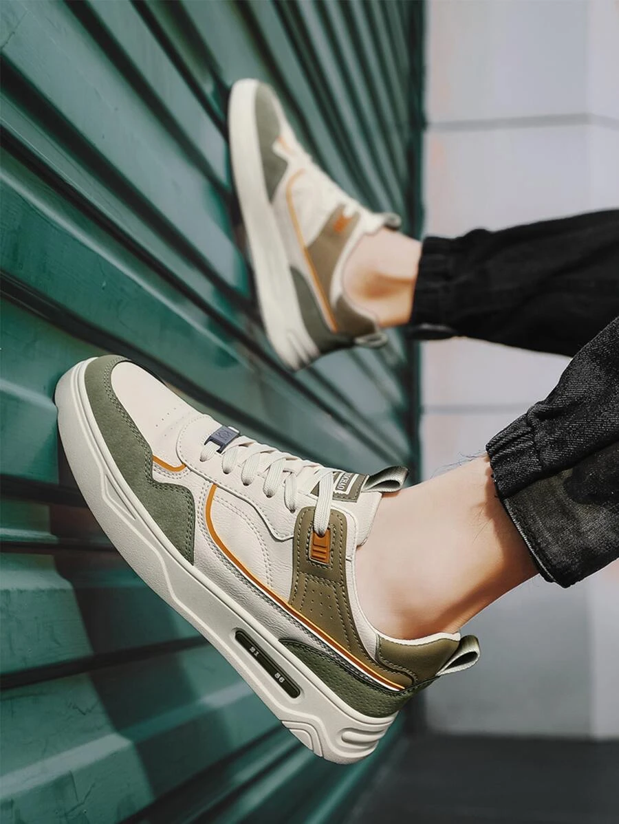 ผู้ชาย รองเท้าสเก็ต บล็อคสี สายรัดหน้า m-47 z.39-45