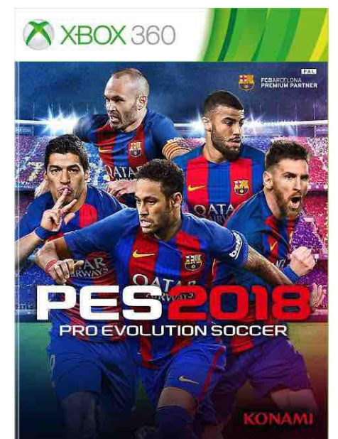 GA21-Pro.Evolution.Soccer.2018 xbox360 เลือกโซนPAL/NTSC-U แผ่นเกมXbox360 PES2018 แผ่นไรท์ เฉพาะเครื่องที่แปลงแล้ว