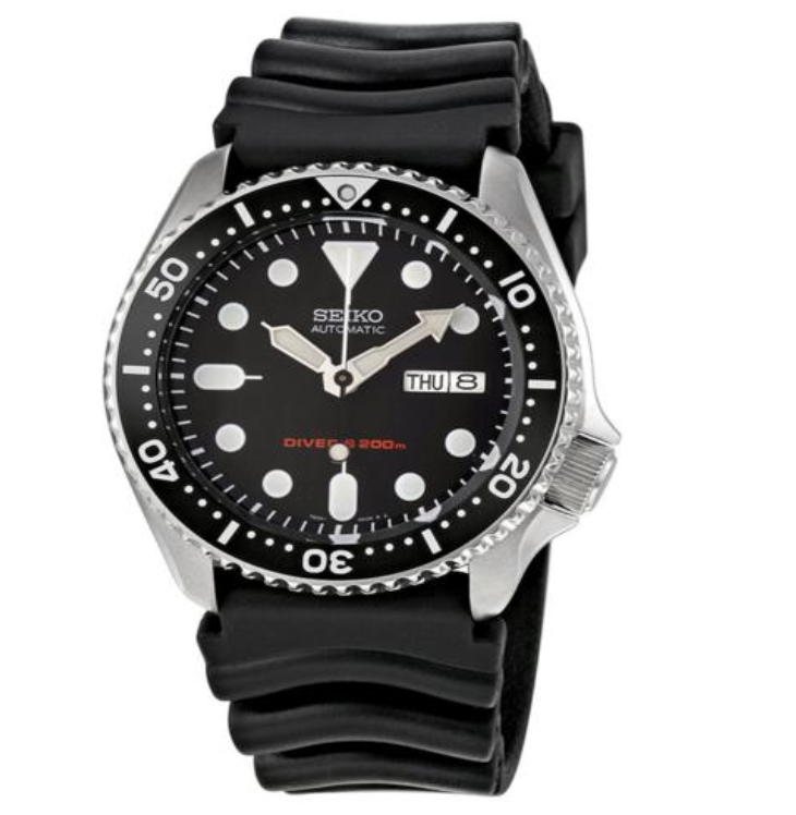 S31-SEIKO Automatic Diver's 200 m. Watch ขอบ Pepsi ดำ รุ่น SKX007K - สีดำ