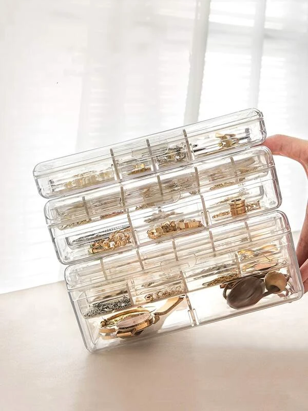 กล่องเก็บเครื่องประดับ หลายกริด 1 ชิ้น  i-18