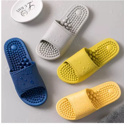 UTI42-รองเท้าแตะ รองเท้าใส่ในบ้าน รองเท้ามีปุ่มนวด รองเท้าเพื่อสุขภาพ รองเท้านวด พื้นยางกันลื่น น้ำหนักเบา