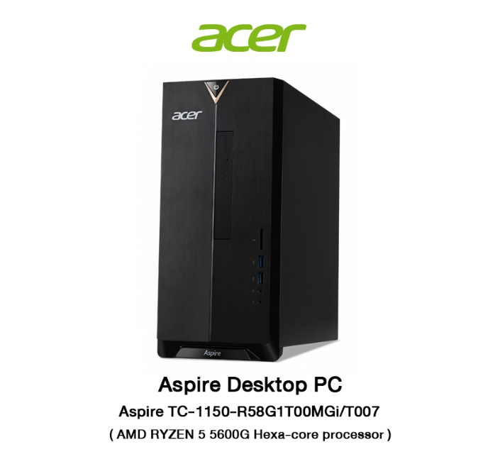 ค29 Acer Desktop PC Aspire TC-1150-R58G1T00MGi/T007 (DT.BH3ST.007) AMD RYZEN 5 5600G / RAM8GB