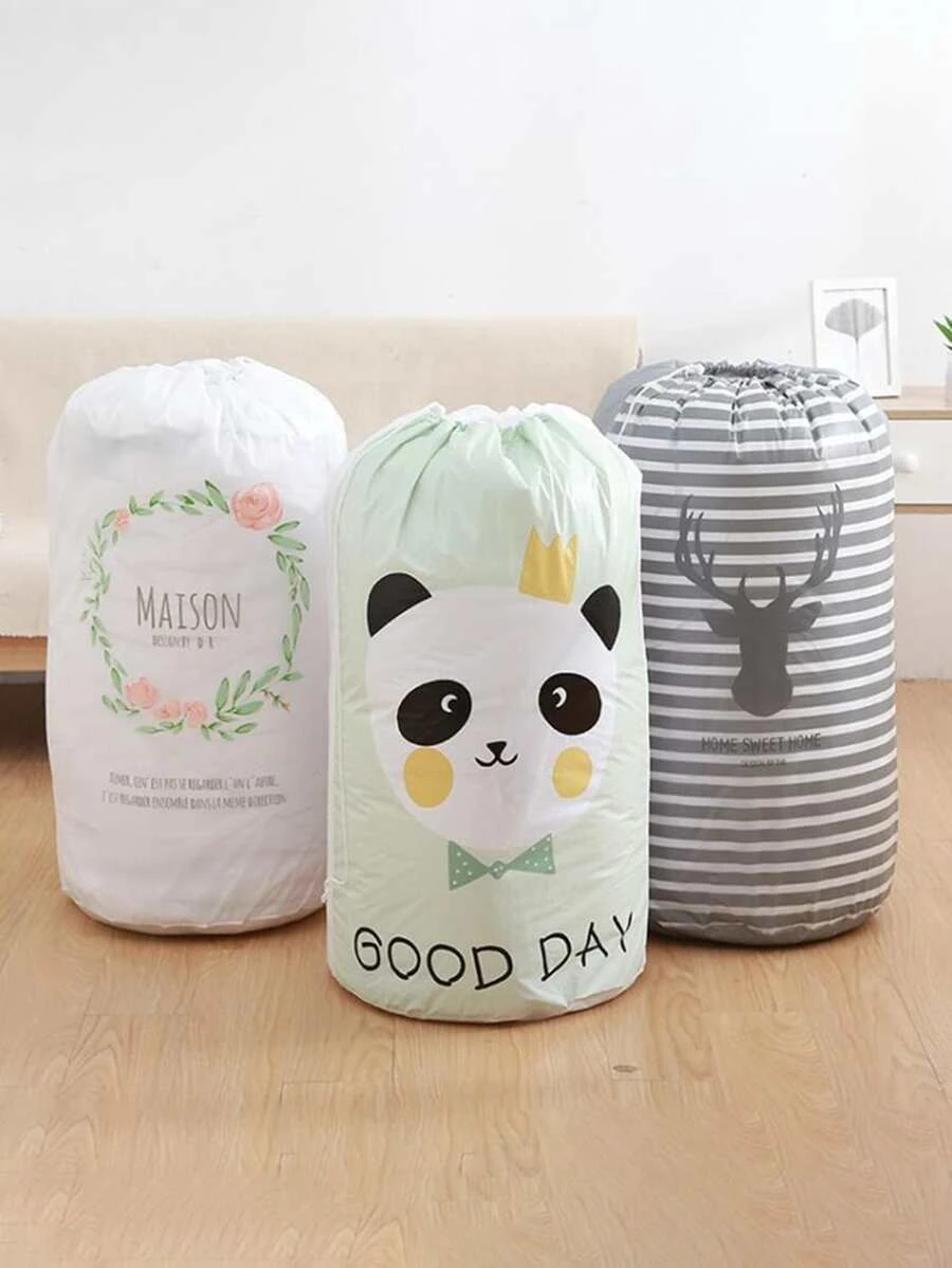 กระเป๋าเก็บผ้านวมลายสุ่ม 1 ชิ้น  gg-69