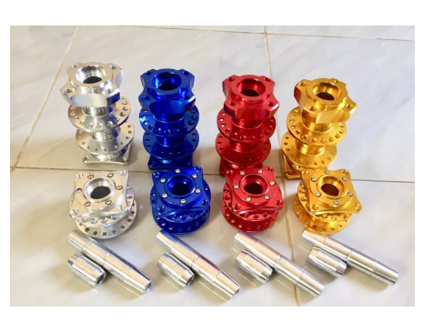 FU37-ดุมย่อ ดุมหน้าดิส+ดุมหลังดดีส 4รู สำหรับ WAVE ทุกรุ่น งานสนาม (หน้าดิส+หลังดีส)งานสนาม (หน้าดิส+หลังดีส) งานดีสีสวยงานอย่างดี