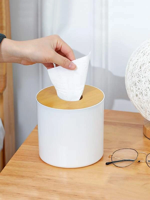 กล่องทิชชู่ เนื้อเยื่อ จัดเก็บ ลายไม้ ลวดลาย สำหรับ บ้าน 1 ชิ้น nn-58