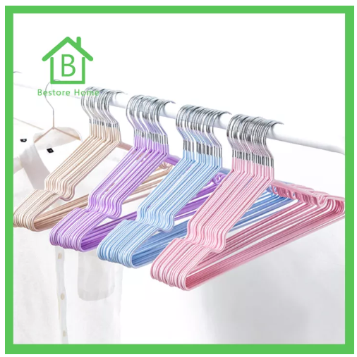 UTI61-BestoreHome ไม้แขวนเสื้อผ้า ไม้แขวนผ้า ไม้แขวนอเนกประสงค์ ไม่เป็นสนิท น้ำหนักเบา พร้อมส่ง