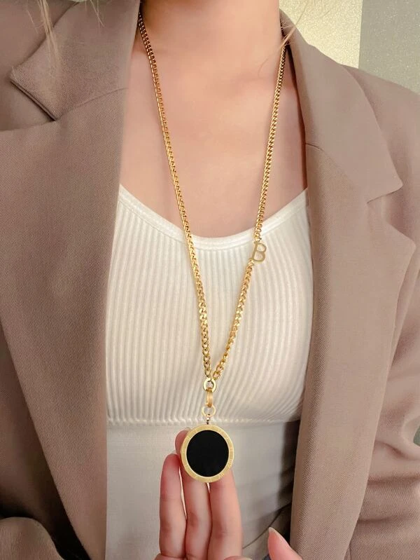 สร้อยคอ จี้ ทรงกลม  kk-234