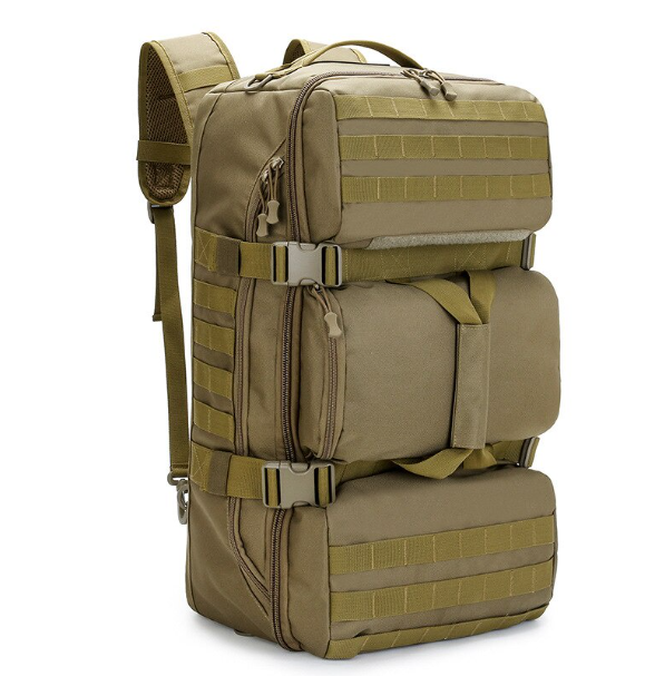 HU81-ยุทธวิธีทหารกลางแจ้งไหล่ไนลอนกันน้ำกระเป๋าเป้สะพายหลังเดินป่าปีนเขา Multifunction Travel กระเป๋า Moch _