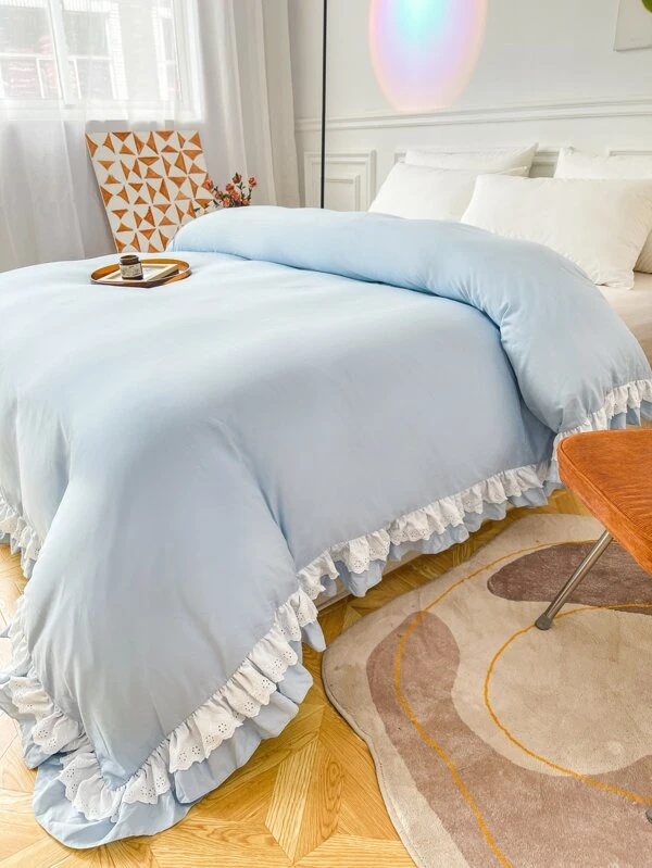 ผ้านวม ไม่มีฟิลเลอร์ สีพื้น ตกแต่ง นัวเนีย t-72