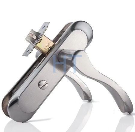 SA15-ลูกบิดก้านโยกห้องน้ำ（ ไม่มีกุญแจ ) ลูกบิดเขาควาย สเตนเลส ติดตั้งง่าย !!!