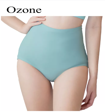 SF101-OZONE HIGH-WAISTED BIKINI บิกินี่เอวสูง สำหรับว่ายน้ำ สีเขียวมิ้น รุ่น WWP101 วันพีช บิกินี่