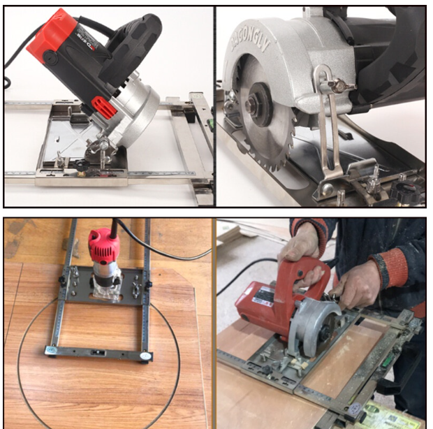 TH121-ชุดโครงเลื่อยวงเดือน ชุดรางเลื่อยวงเดือน สำหรับงานไม้ เครื่องมือช่าง อุปกรณ์ช่าง เครื่องตัดหินอ่อนอัตโนมัติ 1900W