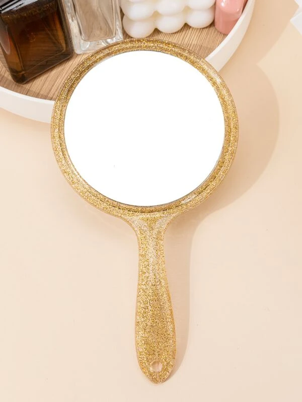 กระจกแต่งหน้า กลิตเตอร์ ถือได้  k-26