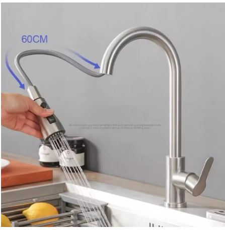 SA76-SYLก๊อกซิงค์ ก๊อกน้ำ ก๊อกน้ำอ่างล้างจาน ก๊อกน้ำอ่างล้างหน้า ก๊อกน้ำ ก๊อกน้ำซิงค์ สแตนเลส ก๊อกน้ำห้องครัว ห้องน้ำ