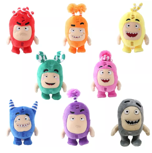 N35-1 ชิ้นร้อนขายของขวัญ 23-25 เซนติเมตรOddbodsการ์ตูนของเล่นตุ๊กตาน่ารักฟิวส์นุ่มPogoฟองเนียนZekeเจฟฟ์ตุ๊กตาตุ๊กตาของเล่น