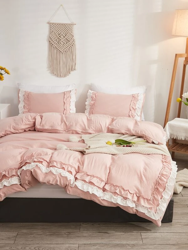 ชุดปลอกผ้านวม ไม่มีฟิลเลอร์ ตกแต่ง นัวเนีย t-35