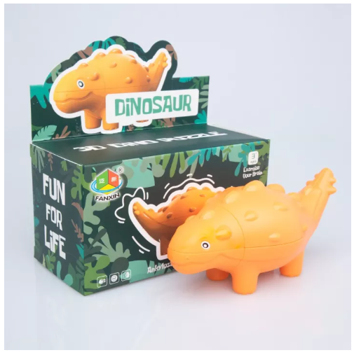 N11-รูบิค ไดโนเสาร์ 2x2x3 FanXin Diplodocus Dinosaur Cube ของเล่นไดโนเสาร์ รูบิค3x3x2