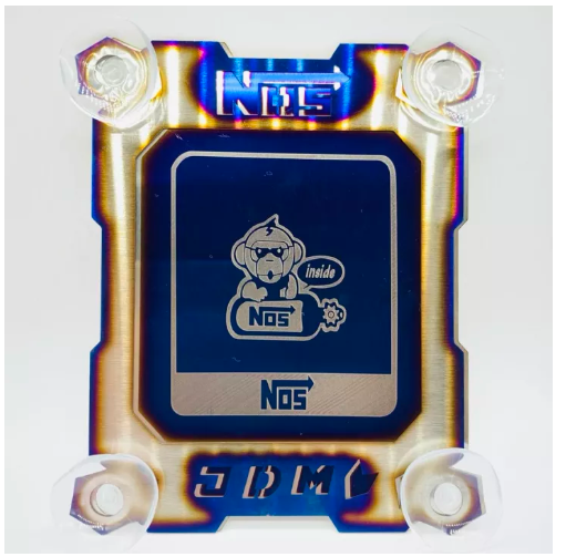 JN12-กรอบป้าย พรบ ไทเท งานไดร์ ภาษีรถยนต์ พ.ร.บ ลายใหม่ NOS Monkey นอสรูปลิง