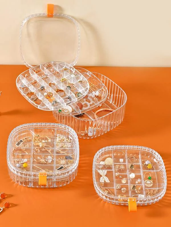 กล่องเก็บเครื่องประดับ โปร่งใส 1 ชิ้น  i-87