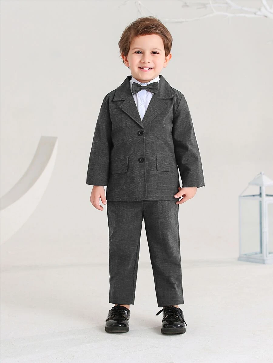 เบลเซอร์ เด็กเล็กผู้ชาย คอปกพับ และ กางเกงขายาว b-4