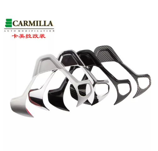 JN67-Car Styling Accessories for Ford Fiesta MK7 2009-2017 Ecosport 2012-2017 Car Steering Wheel Covers Decoration Sticker