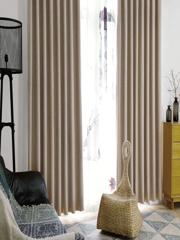 ผ้าม่านทึบแสง สีพื้น แผงเดียว ผ160