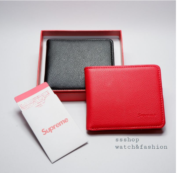 RAY29-กระเป๋าสตางค์ ผู้ชาย Supreme ไซส์เล็ก #W001