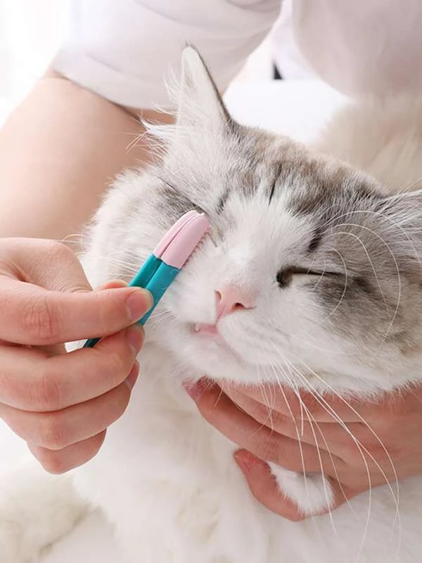 แปรงทำความสะอาด บล็อคสี สัตว์เลี้ยง ดวงตา 1 ชิ้น ม-66