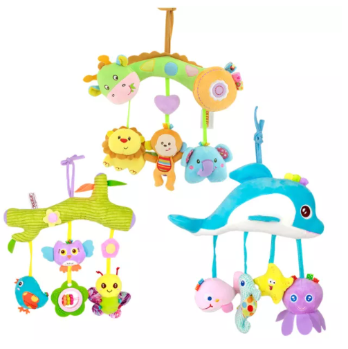 TOY13-โมบายแขวนรูปสัตว์ โมบายเด็ก โมบายแขวนเปลเด็ก โมบายแขวน โมบายเด็กแรกเกิด โมบายเด็กมีเสียง โมบายมีเสียง โมบายเด็ก เสริมพัฒนาการ